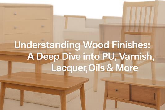 Understanding wood finishes like PU Varnish Lacquer & Oils