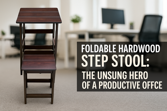 foldable wooden step stool by sinecraft creations benefits