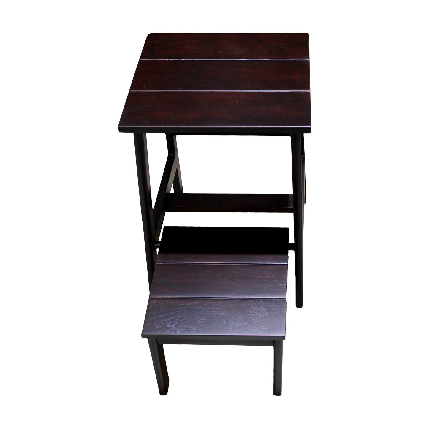Sinecraft Creations Foldable 2-Ft Hardwood Step Stool – Lightweight, Termite & Fungus Resistant