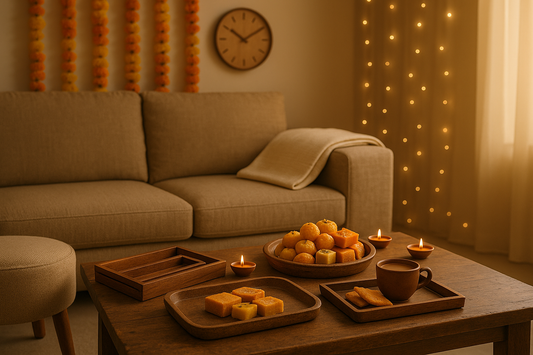 All-Season Festive Gifting Under ₹1,999: Trays, Wall Clocks, Ottomans & 108×108 Superking Size Bedsheets