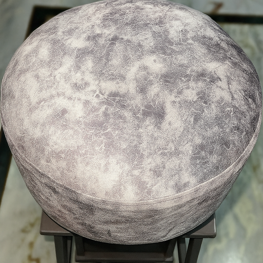 Sinecraft Creations Ottoman for Living Room- Ash Marble (40Cm)
