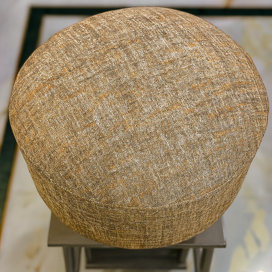 Sinecraft Creations Ottoman for Living Room-  Cappuccino Tweed (40CM)