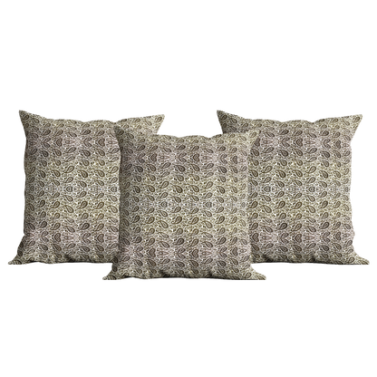 Cushion Covers 16X16 Inches (Golden Brocade)