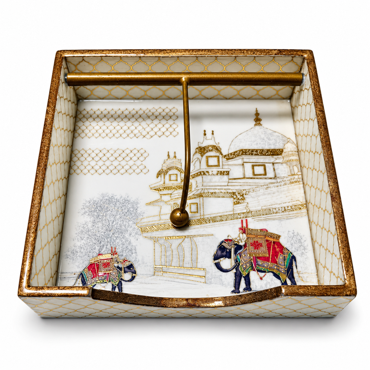 Royal Elephant Palace Tissue Holder